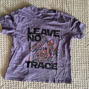 Parks Project Women’s Lavender 'Leave No Trace' Crop Tee